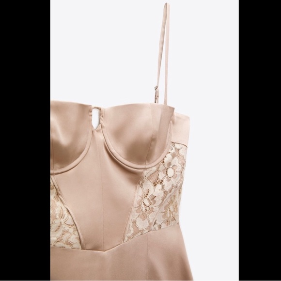Zara Combination Corset Midi Dress - Picture 12 of 12